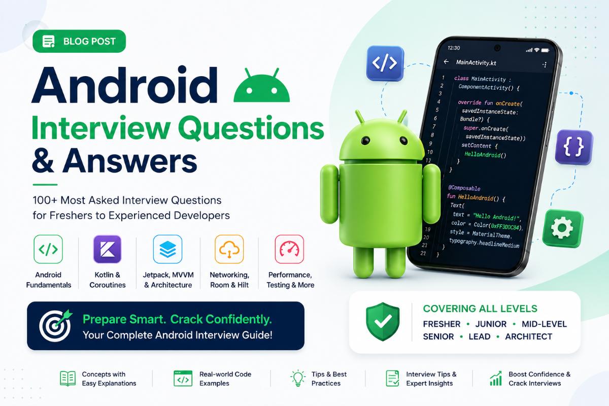 Android Developer Interview Questions & Answers (2–4 Years Experience)