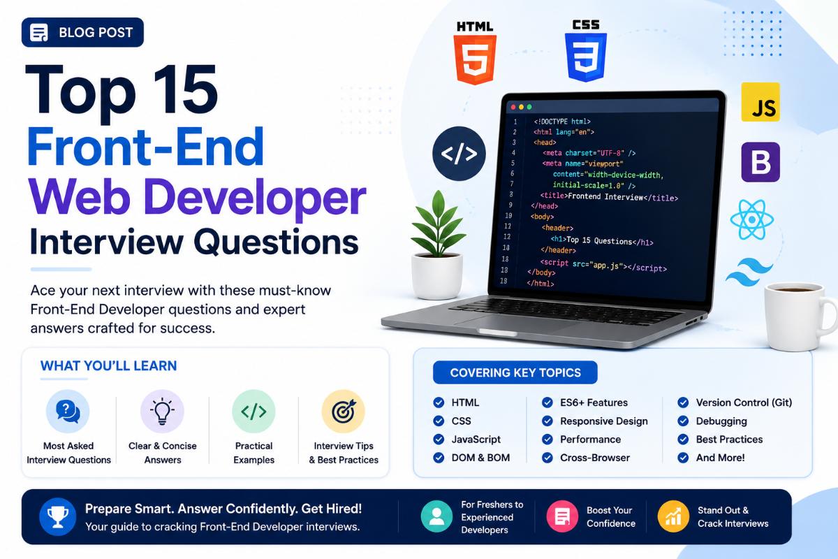 Top 15 Front-End Web Developer Interview Questions