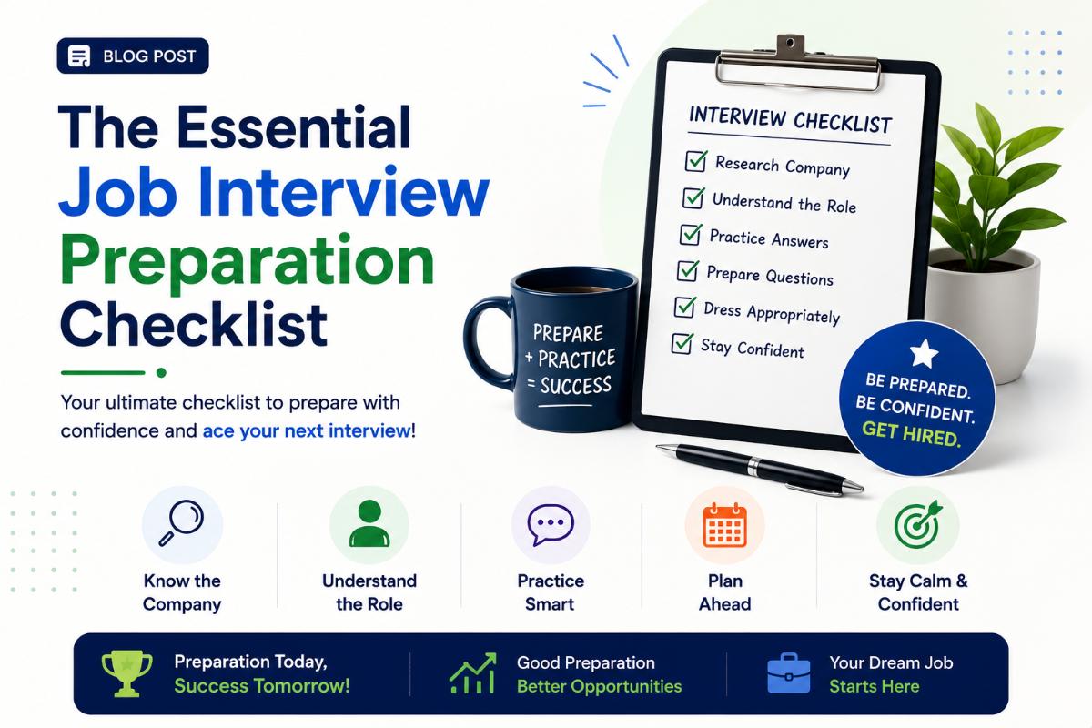 The Essential Job Interview Preparation Checklist