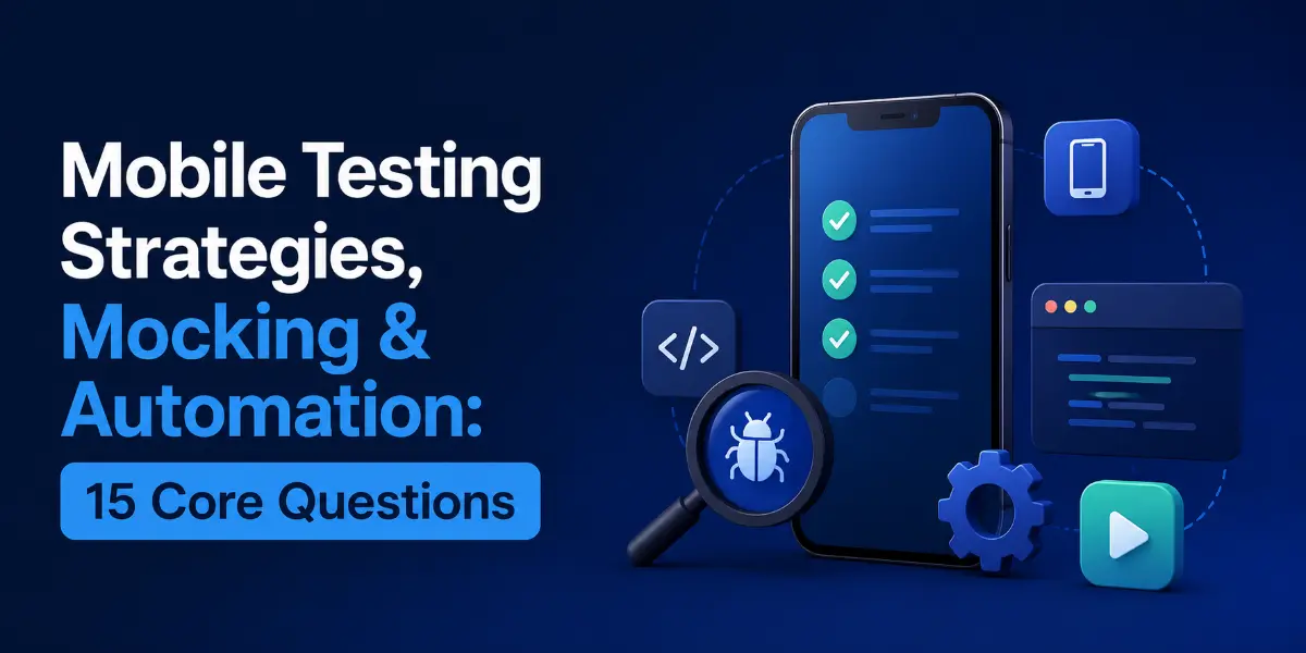 Mobile Testing Strategies, Mocking & Automation: 15 Core Questions