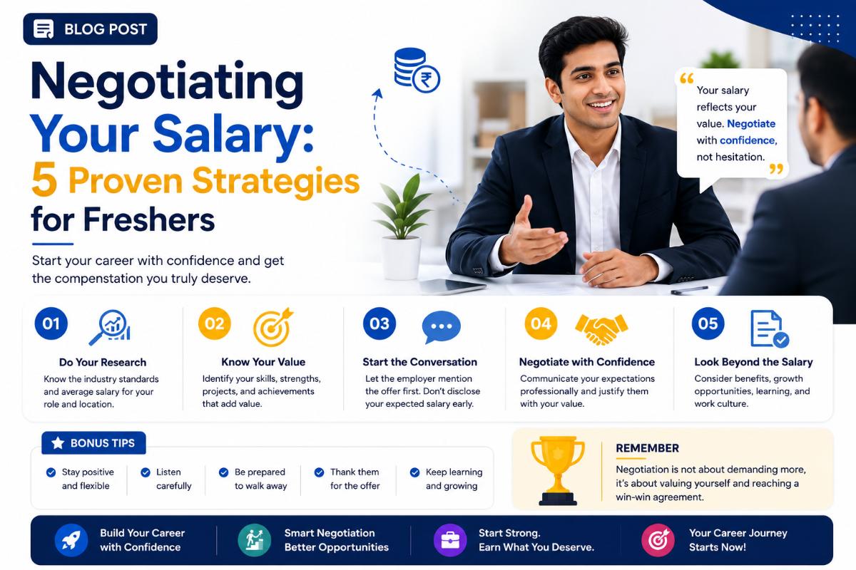 Negotiating Your Salary: 5 Proven Strategies for Freshers