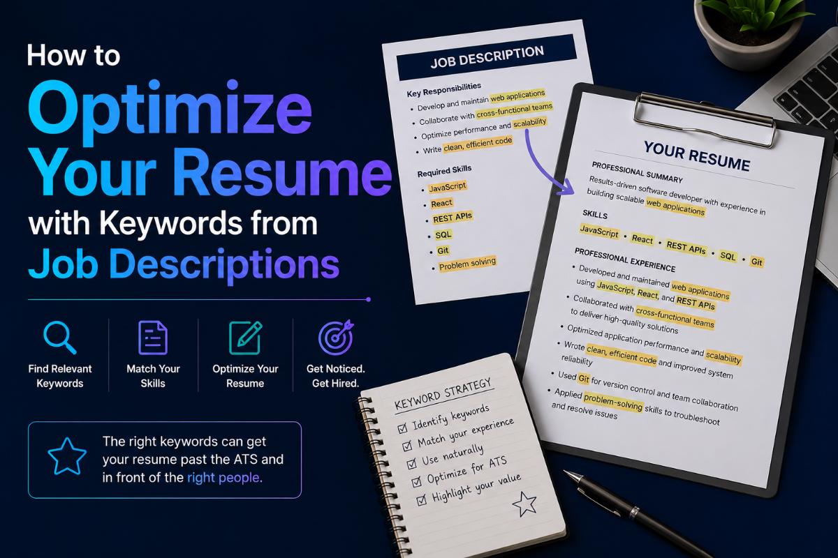 How to Optimize Your Resume with Keywords from Job Descriptions