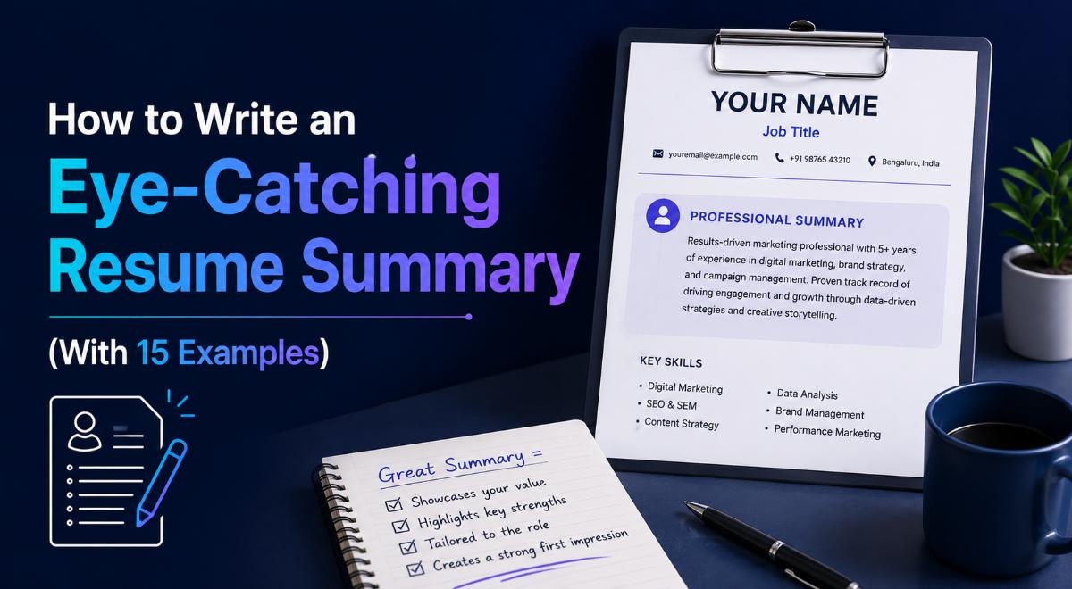 How to Write an Eye-Catching Resume Summary (With 15 Examples)